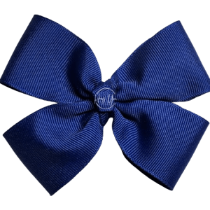 Navy Blue Basic Bow