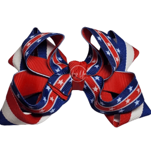 Stars & Striped Stacked Bow
