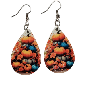 Fall Pumpkin Earrings