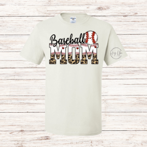 Baseball Mom Cheetah Print