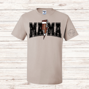 Mama Football Lighting Bolt