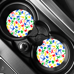 Autism Awareness Car Coasters