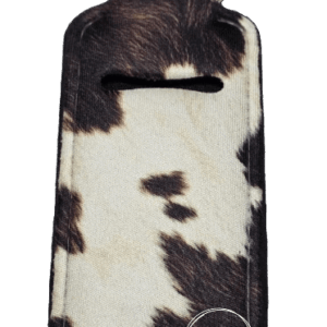 Cowhide Lip Balm Holder