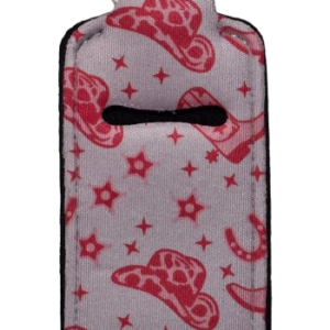 Pink Western Lip Balm Holder