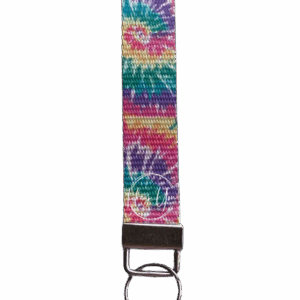 Tie Dye Keychain Wristlet
