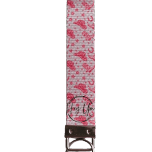 Pink Western Keychain Wristlet