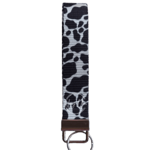 Cow Print Keychain Wristlet