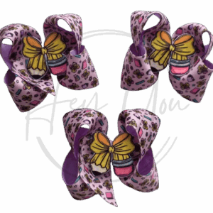 School Print Boutique Bow With Pencil Bow Felt
